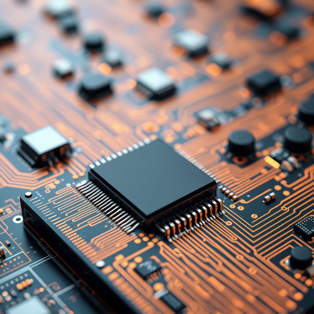 Futuristic Microchip Design: The Future of Tech