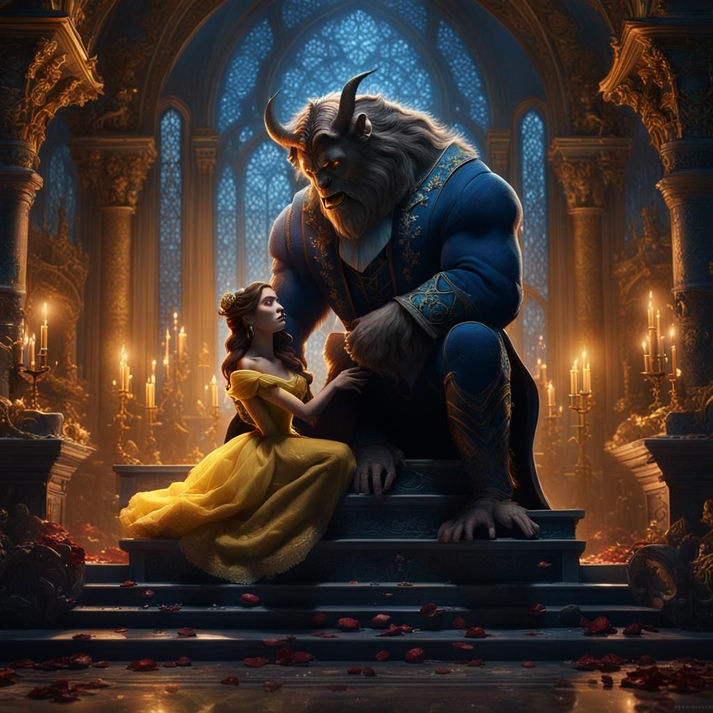 Beauty and the Beast: Dark Fantasy Concept Art