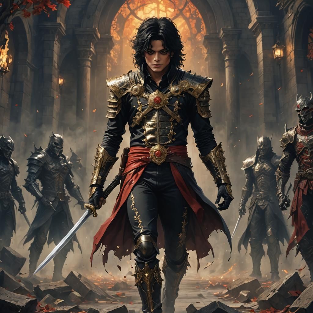 Michael Jackson as Demon Slayer Anime Character