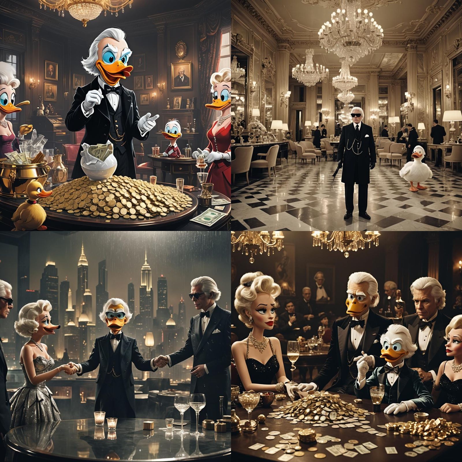 Dagobert Duck Cinematic Film Still