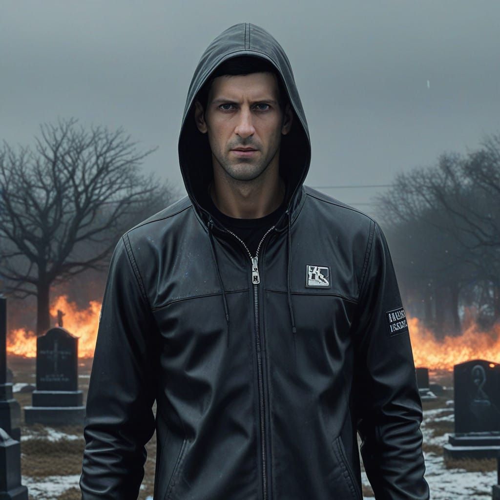 Surreal Tennis Icon Unleashes Fury in a Haunting Winter Grav...