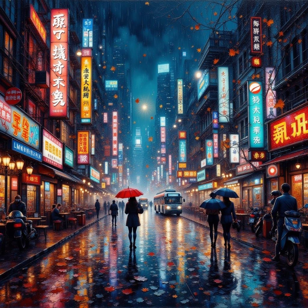 Neon Rain, Autumn Fade