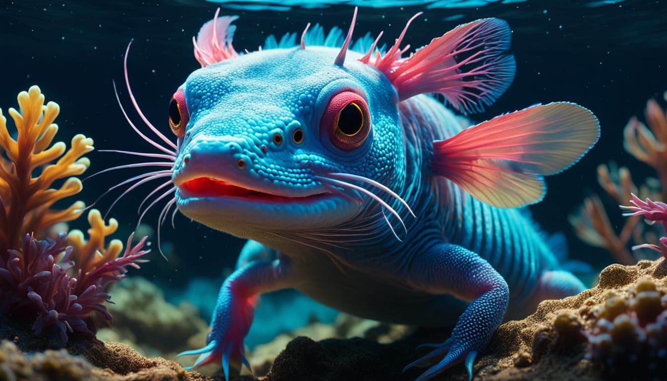 ⬇DESCRIPTION BELOW ⬇OF THESE THINGS ⬇::::: The axolotl