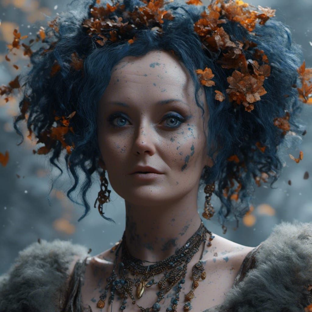 Detailed Fairy Matte Painting in Deep Color