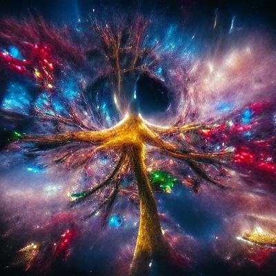 Infinite Tree: A Surreal Conceptual Artwork