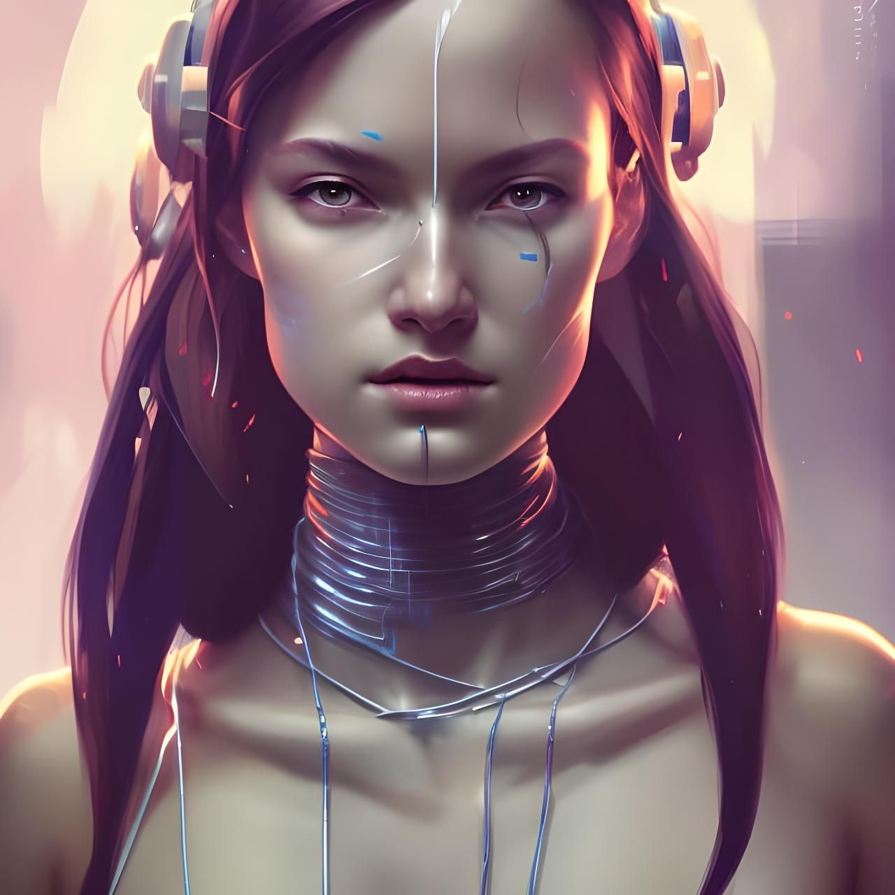 Cyberpunk girl