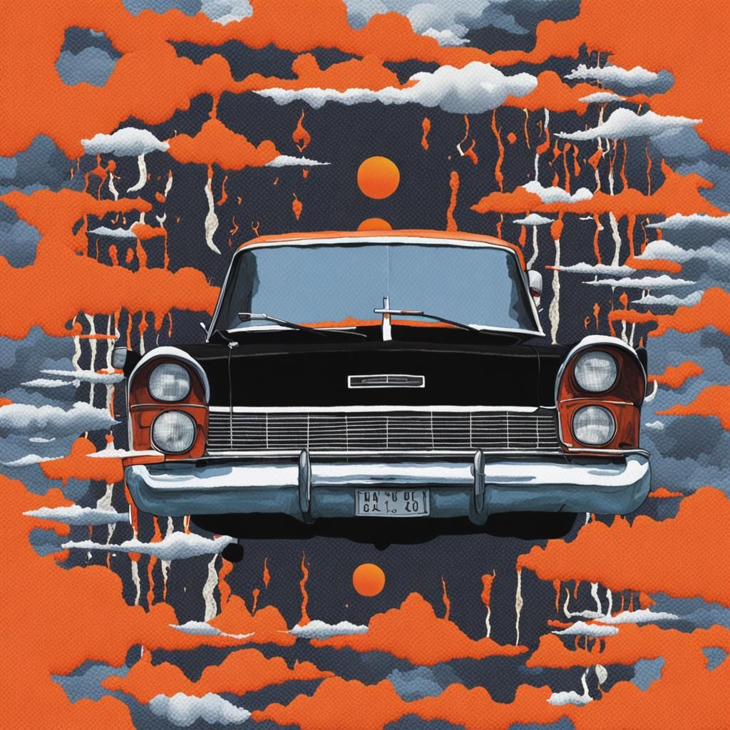 Abstract Channel Orange Album Cover Art