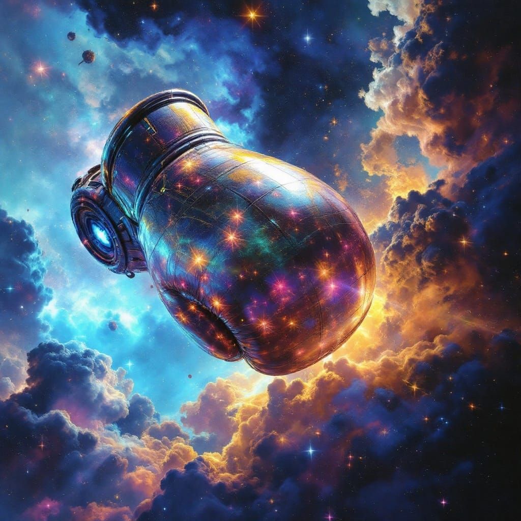Boxing Glove Spaceship