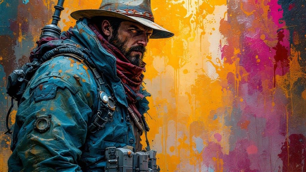 Encaustic Dreamscapes in Amber Hues