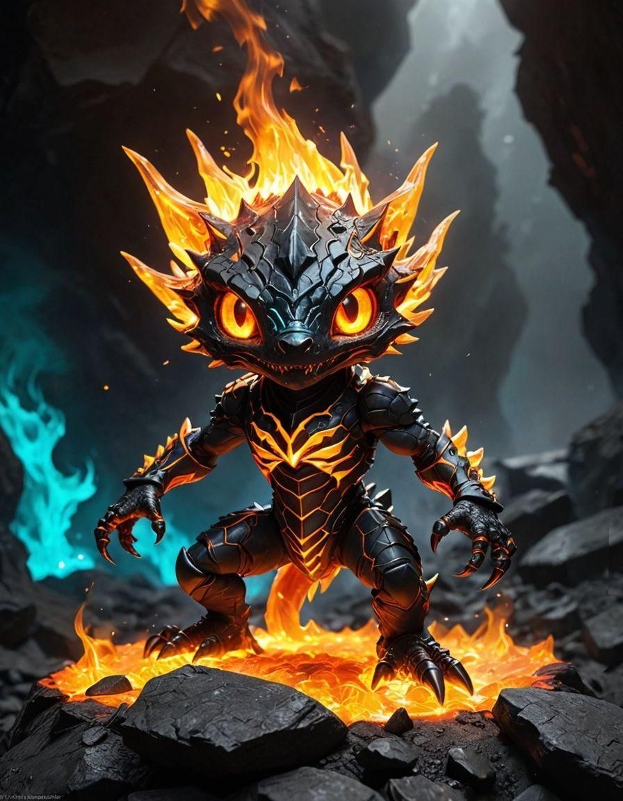 Magma Mephits: Fiery Creatures of Chaos