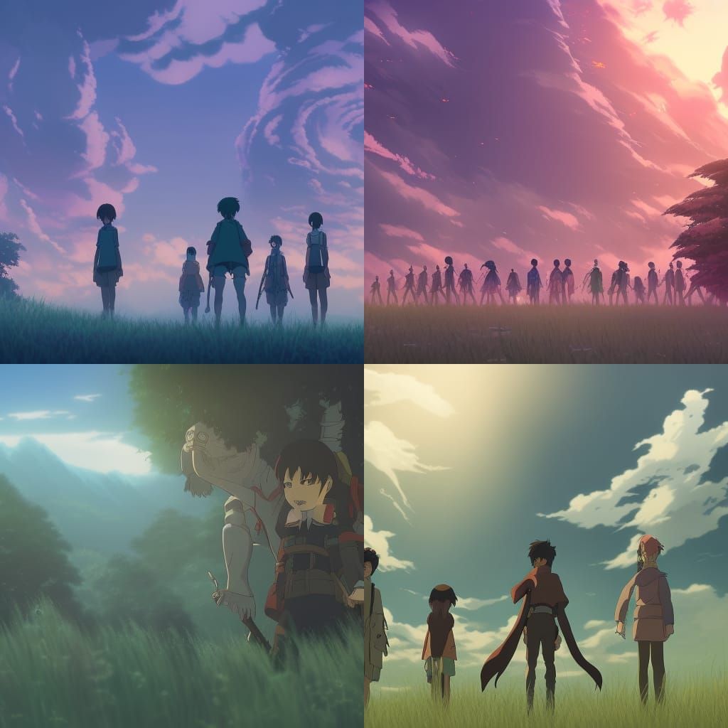 Corrupted Army: Studio Ghibli Anime Key Visual