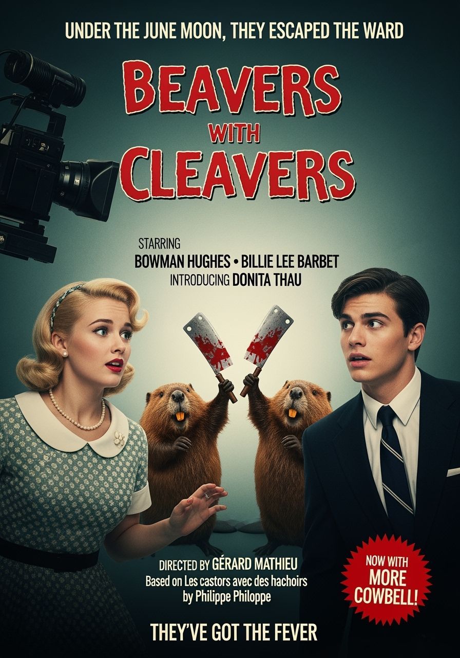 Horror Movie Poster: Beavers with Cleavers