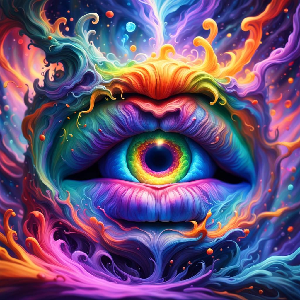 Glowing Portal Unleashes Colors: A Fantasy Matte Painting