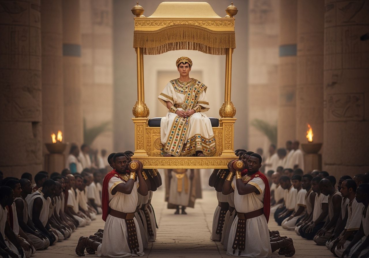 Roman Emperor Parade in Ancient Egypt: Professional Photogra...