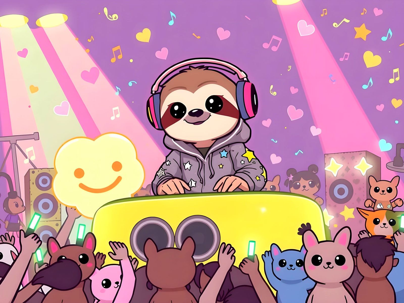 DJ Snazzy Sloth