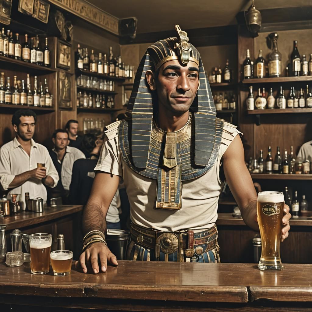 Egyptian in Berlin: A Time Travel Scene