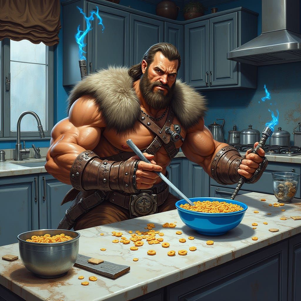 Barbarian Breakfast: Cereal in a Modern Kitchen
