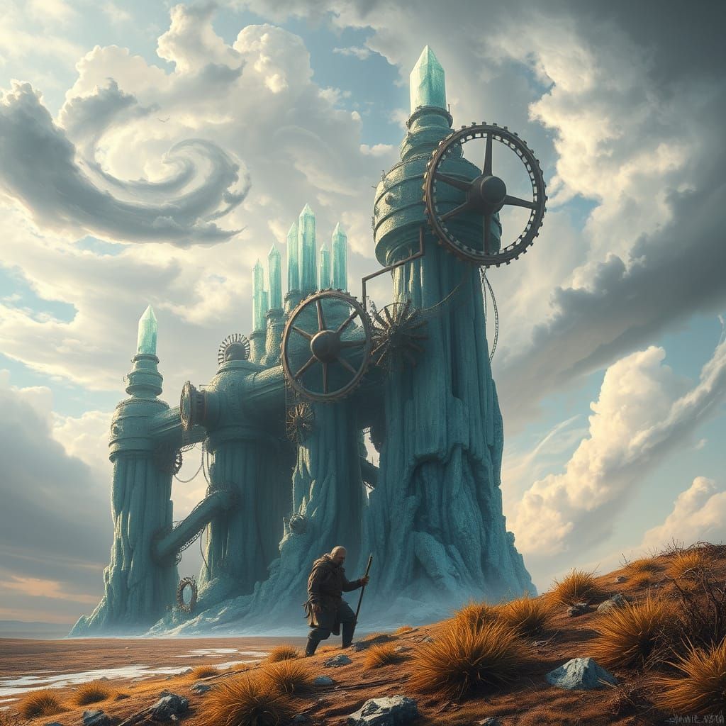 Steampunk weather machine #3