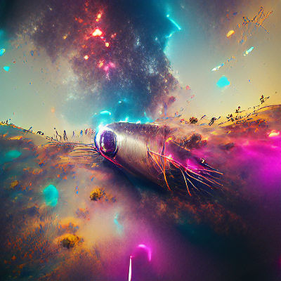 Abstract Visualization of Time Travel Concept