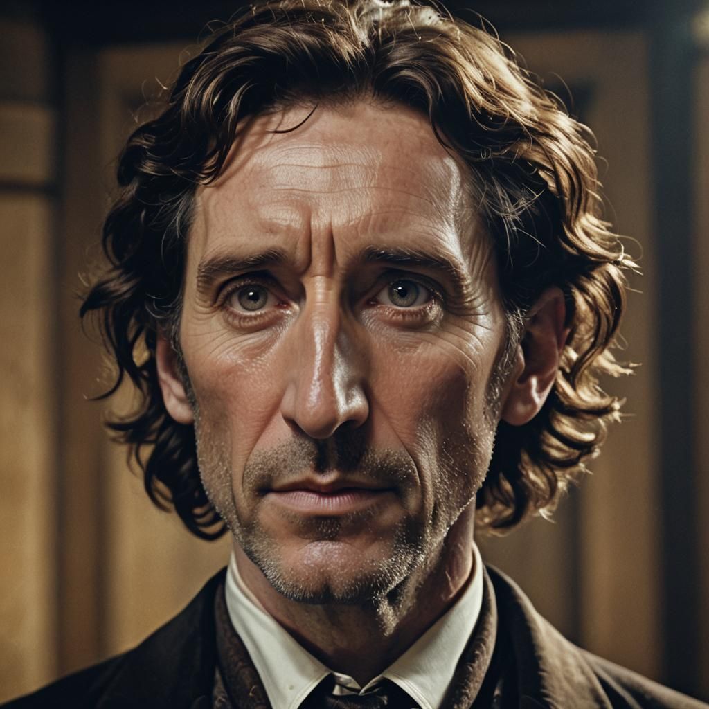 Eighth Doctor Portrait in Victorian Study, Film Noir