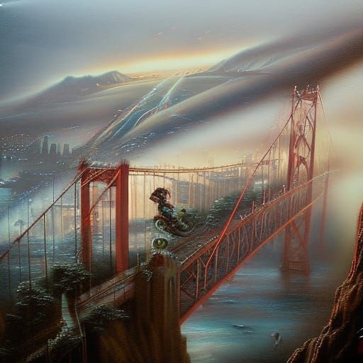 Terminator area Golden Gate Bridge