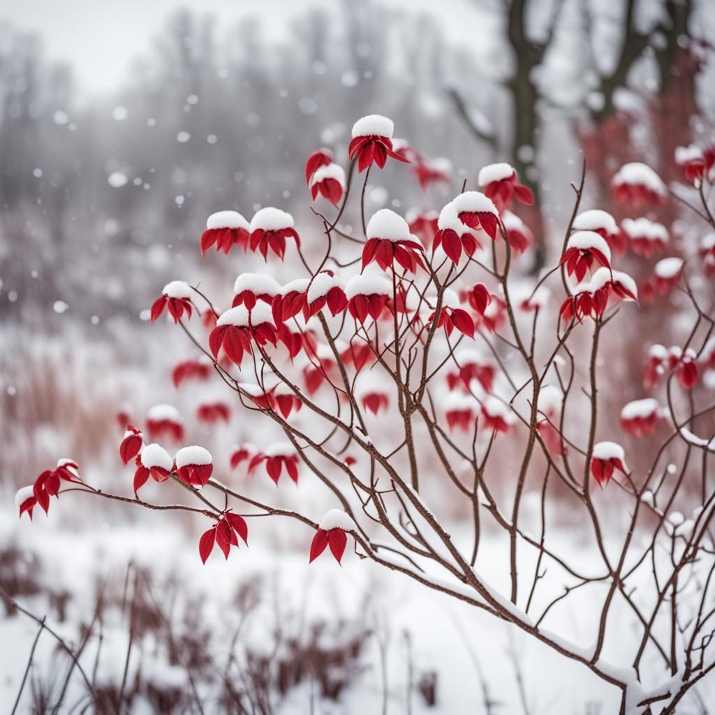 Redtwig Dogwood in Winter: A Photographer's Study