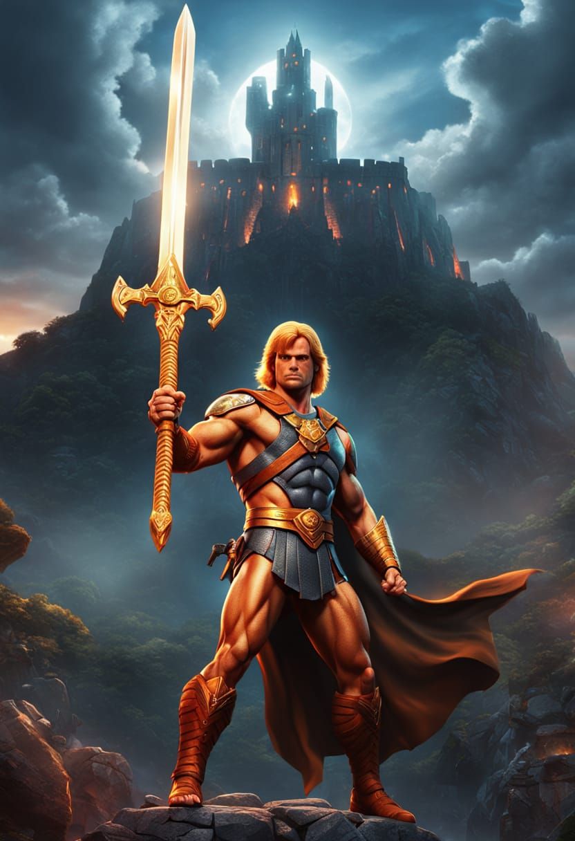 Henry Cavill as He-Man Digital Art