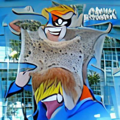 Cartoon Network Tourist Photo of Animal-Man