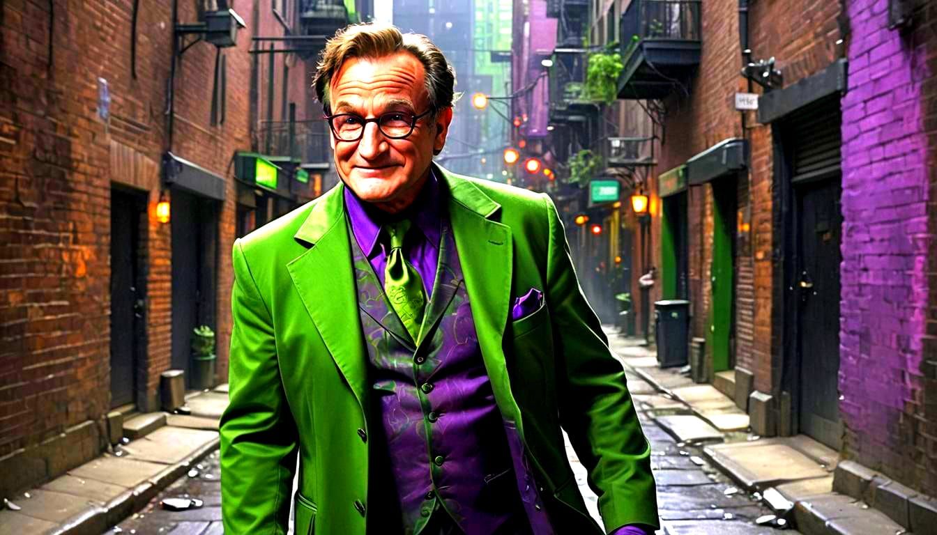 Robin Williams as The Riddler - Digital Art