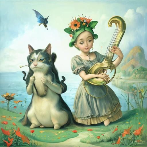 Dreamlike Utopia: Surrealist Flowers and Animals