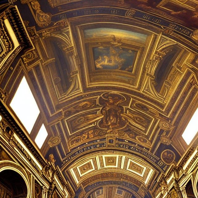 Renaissance Ceiling of St. Peter's Basilica