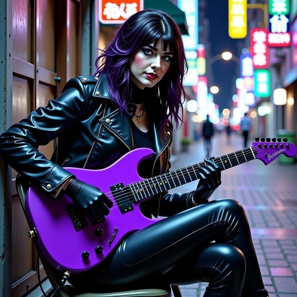 Stephanie punks out in Hong Kong