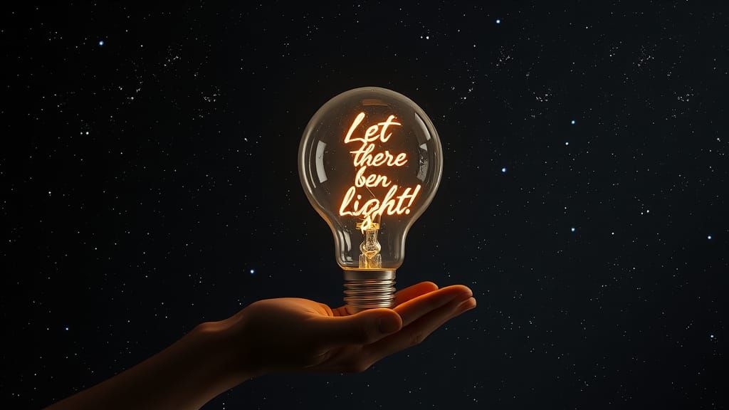 Celestial Lightbulb Radiates Light in Dark Universe