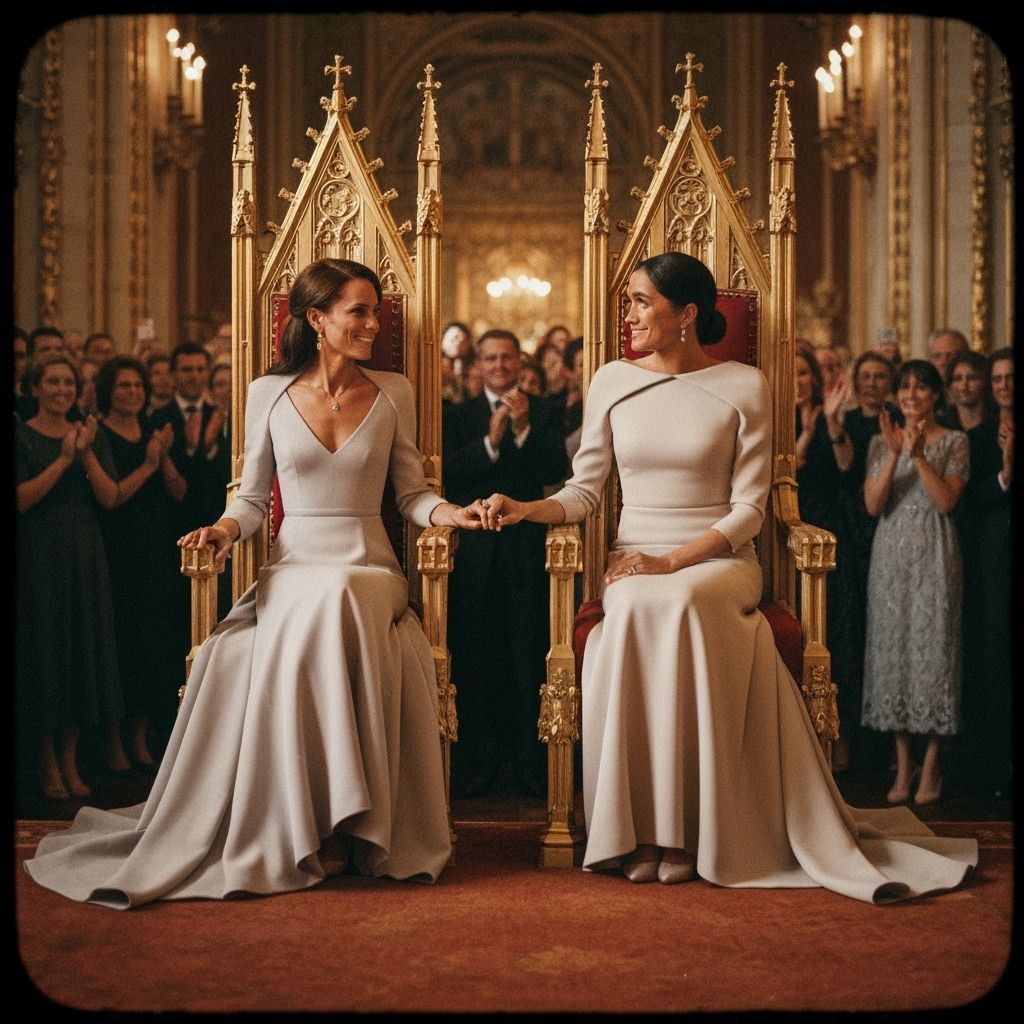 Princess Kate and Meghan Markle: A Loving Moment