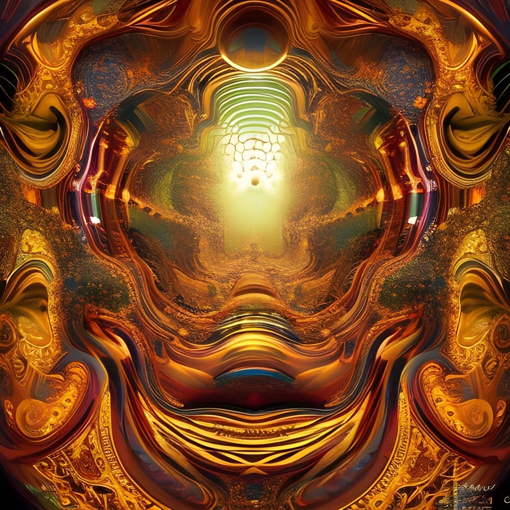 Hyperrealistic Infinity Mirror Effect in 8k Resolution