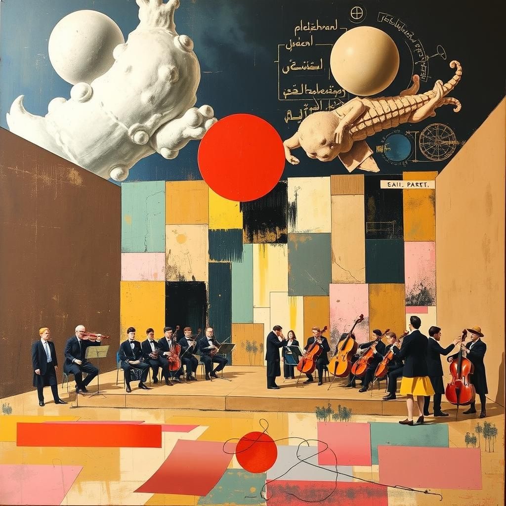 Orchestra Sound in Style of Rauschenberg and Rabin