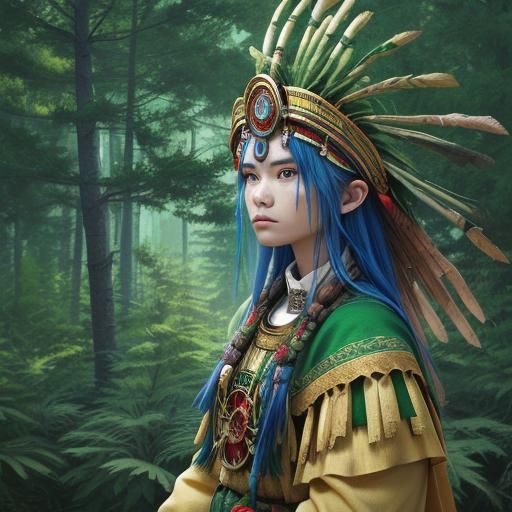 Female Shaman of the Pine Forest