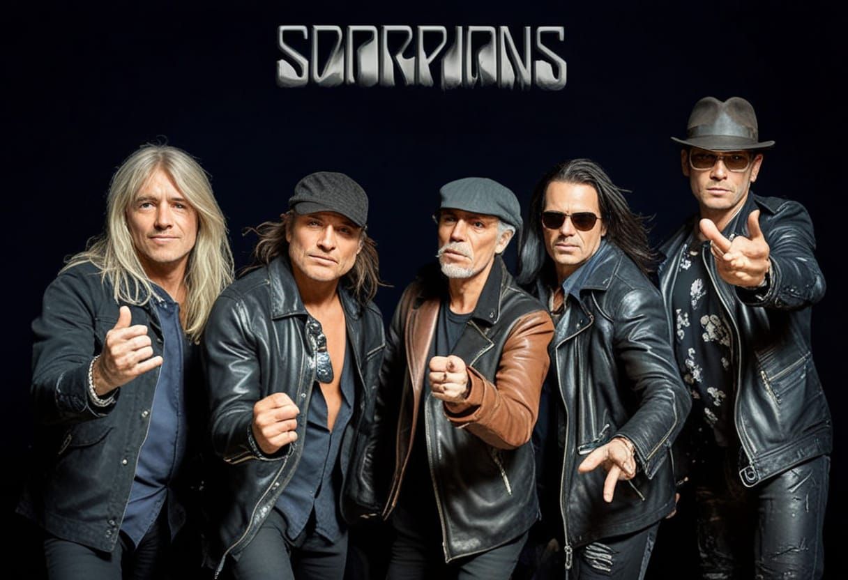 Abstract Expressionist Portrait in Vibrant Colors