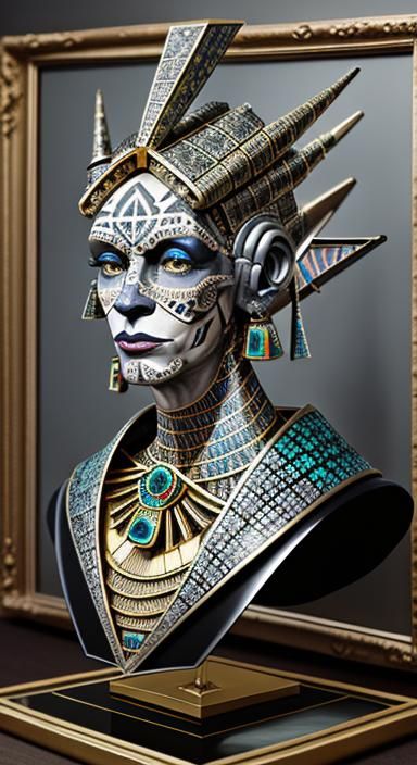 Alebrije Mummy and Metallic Pyramid in Roblox Editorial