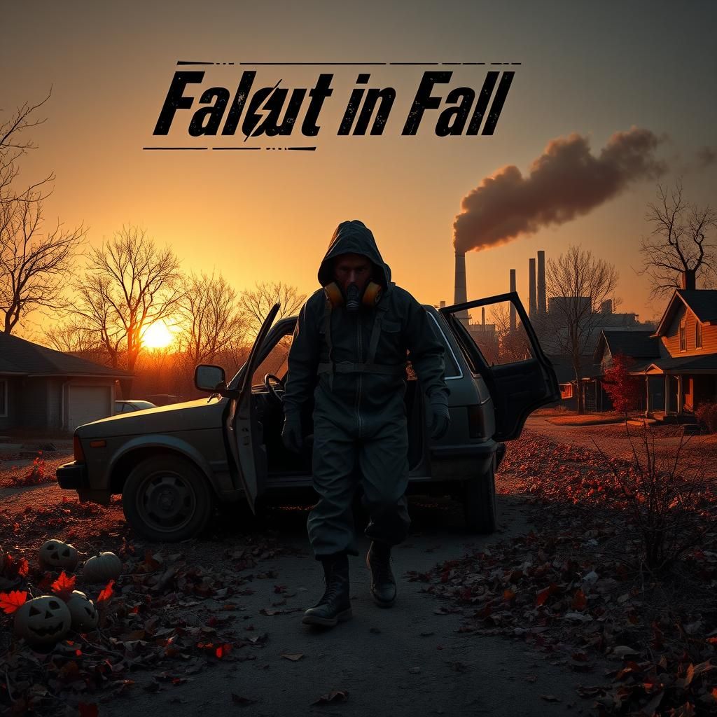 Post-Apocalyptic Autumnal Fallout with Hazmat Suit