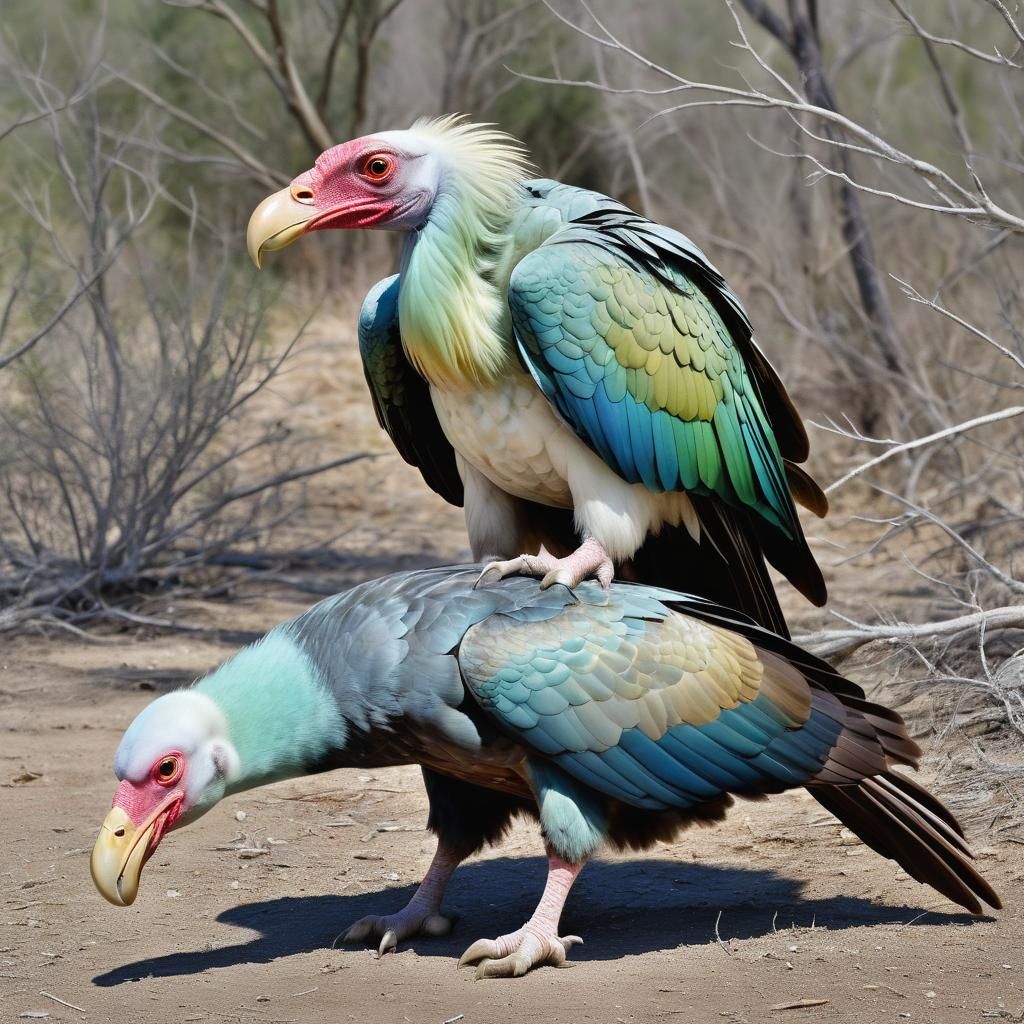 Opal Horse Turkey Vulture Hybrid Animal