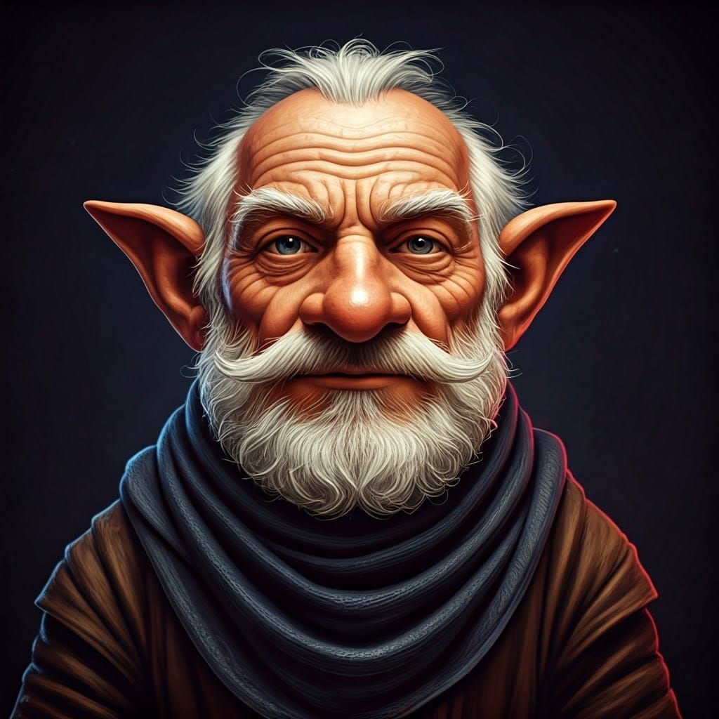 Eccentric Gnome Enchanter in Vibrant Colors