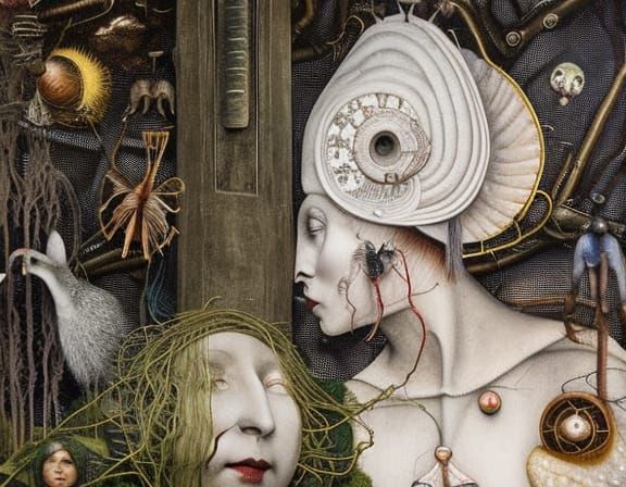 Surreal Monster in Post-Apocalyptic Wonderland