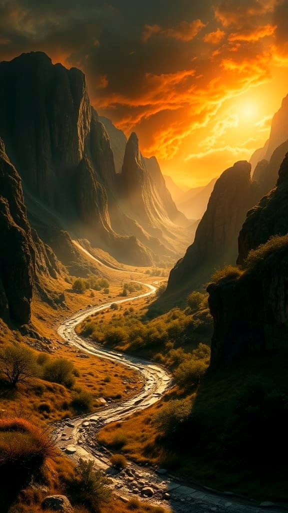 Surreal Landscape Exploring Truth Within Reality