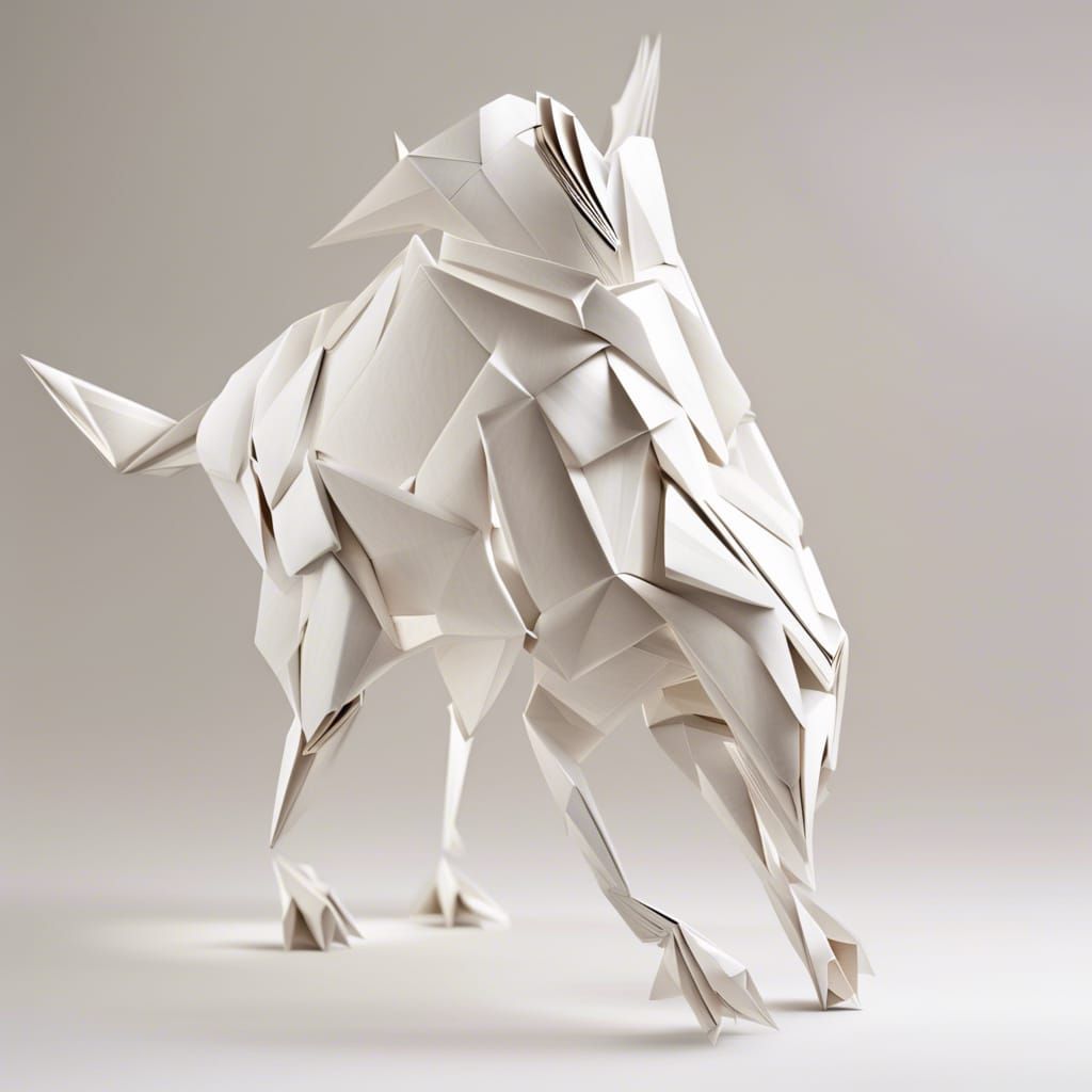 AI Generated Origami Art