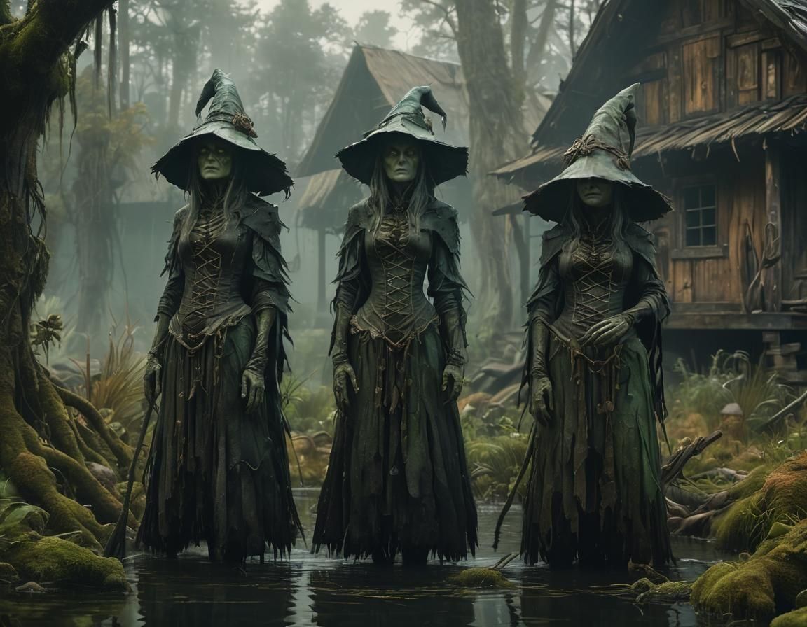 Characters from The Witcher 3, Wild Hunt.
The Crones, also c...
