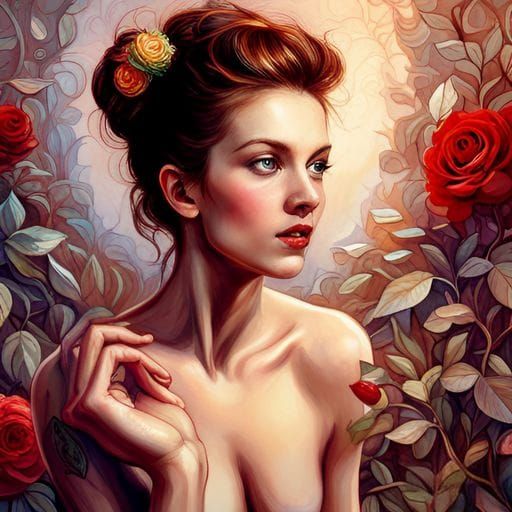 Floral Portrait Arrangement