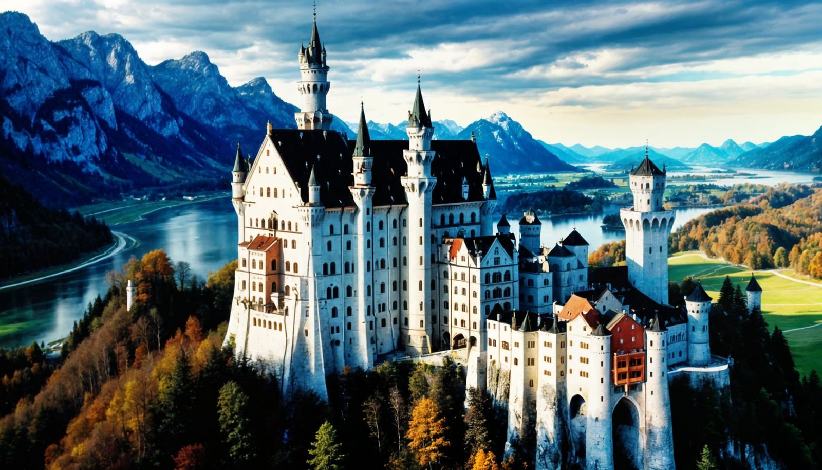 Neuschwanstein Castle AI Generated Image
