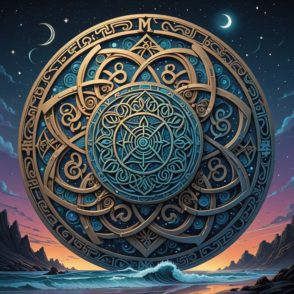 Surreal Celtic Fractal Starfield