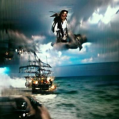 Jack Sparrow in Pirates of the Caribbean Rescue